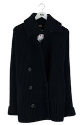 Veste Prada Marine en Laine, taille L - Seconde Main