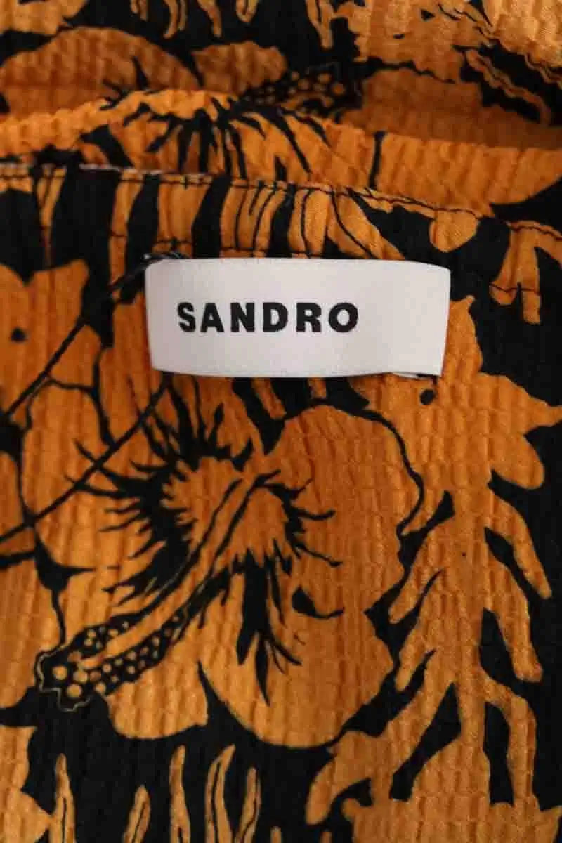 Robe Sandro Multicolore en Coton