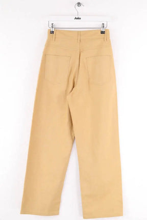 Pantalon droit Momoni Beige en Coton
