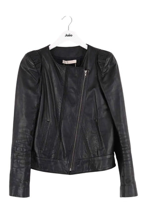 Veste Vanessa Bruno Noir en Cuir, taille S - Seconde Main