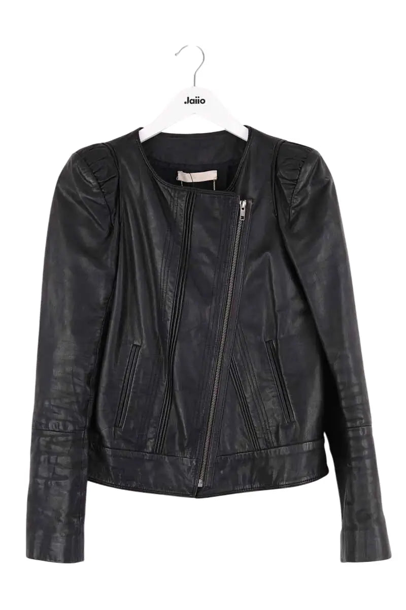 Veste Vanessa Bruno Noir en Cuir, taille S - Seconde Main
