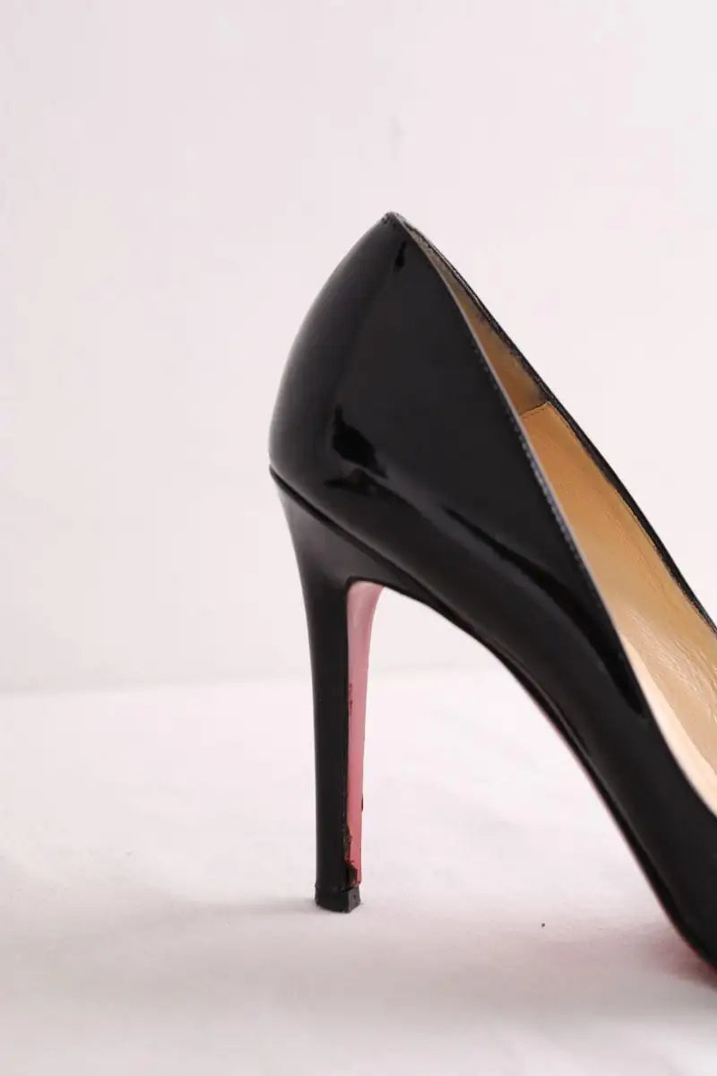 Talons Christian Louboutin Noir en Cuir