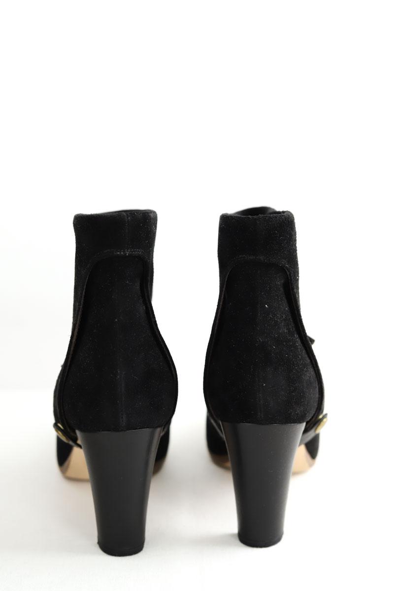 Boots à boucles Michel Perry  Noir