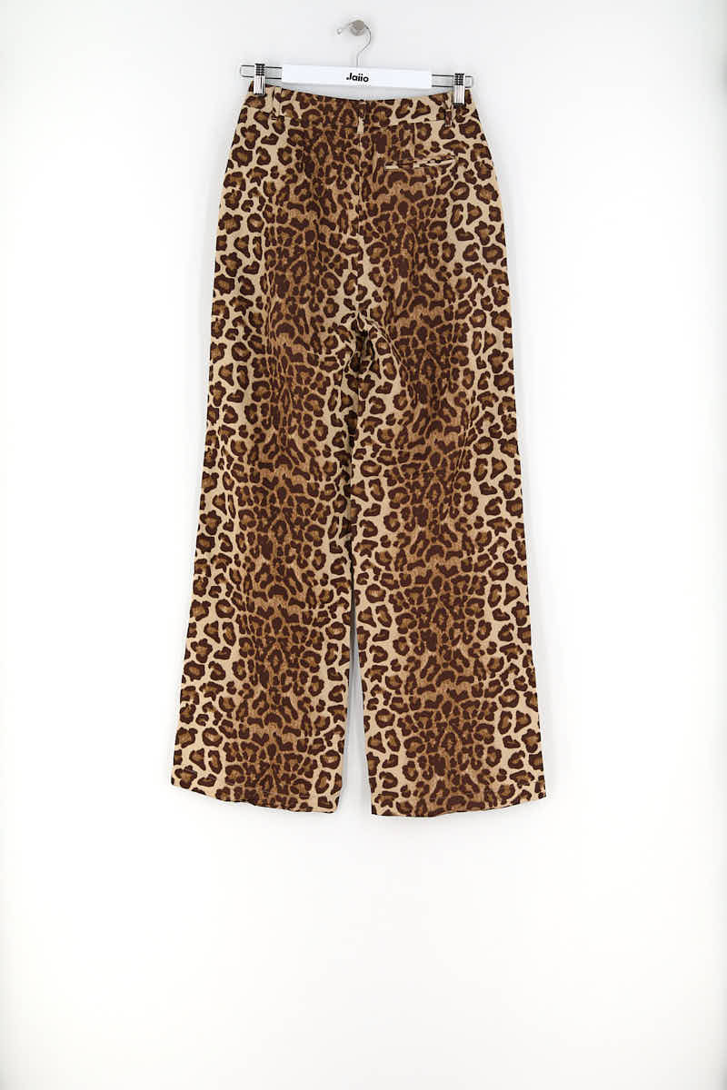 Pantalon large Leon & Harper  Marron