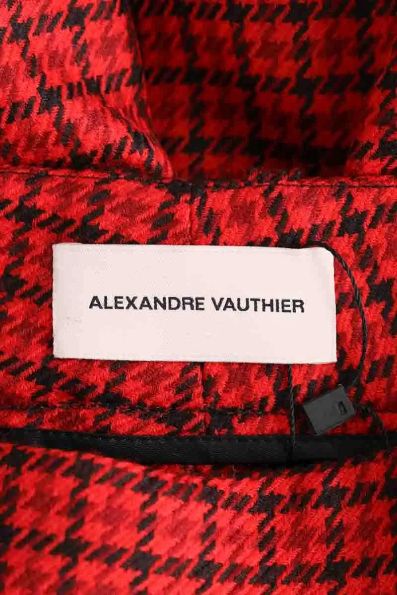 Bermuda Alexandre Vauthier Rouge en Laine