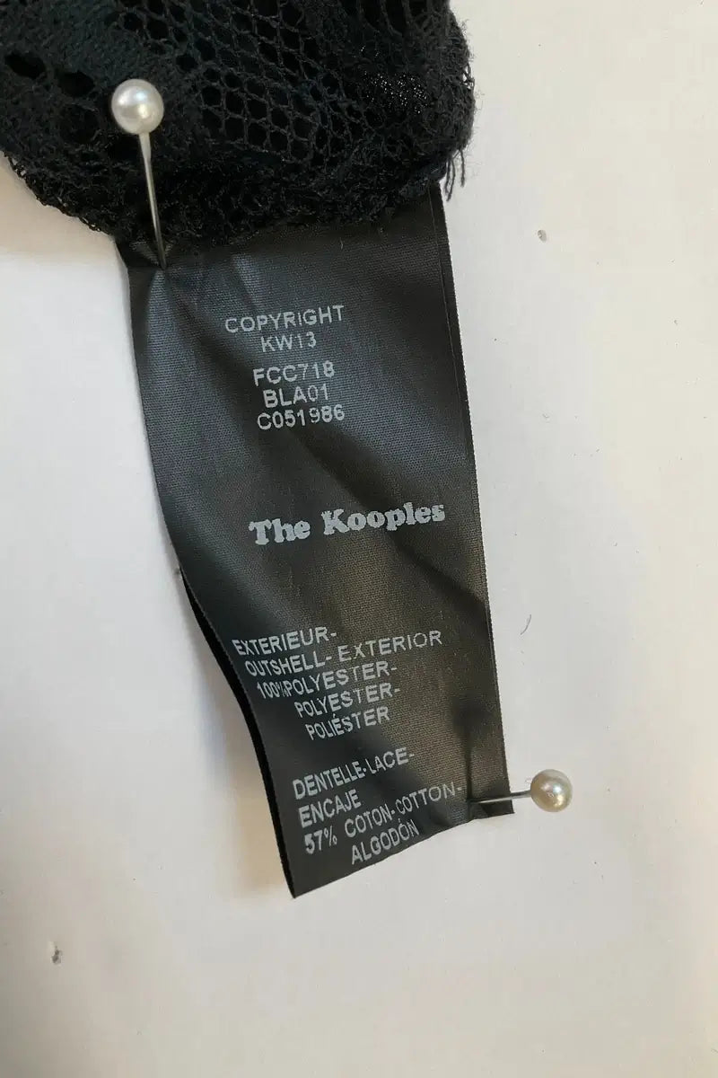 Chemise The Kooples Noir en Coton