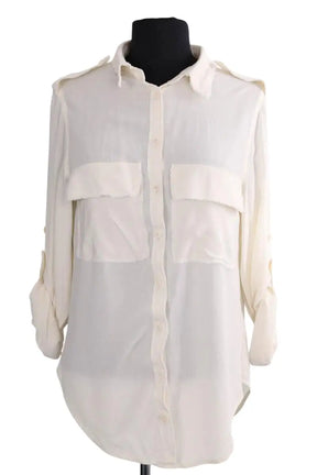 Chemise Zadig & Voltaire Tevor Ecru en Viscose, taille S - Seconde Main