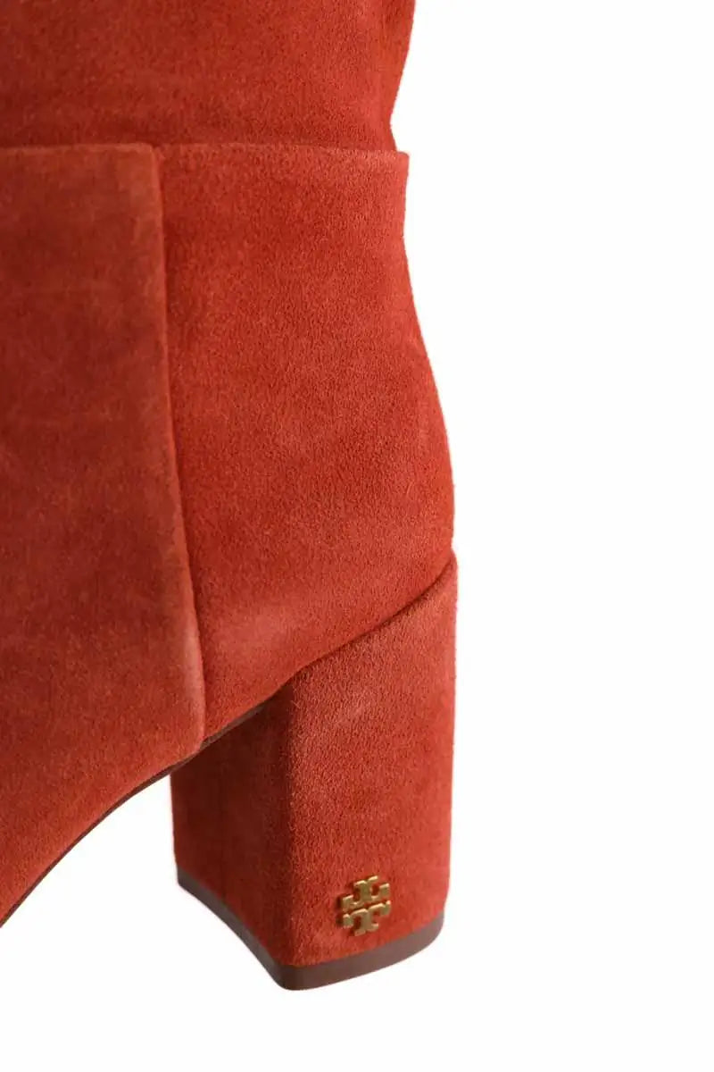 Bottes Tory Burch Marron en Daim
