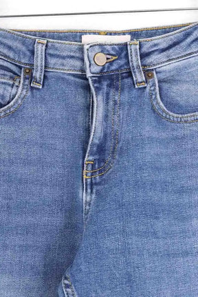 Jean slim Ba&Sh Bleu en Coton