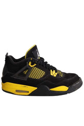 Baskets Nike Air Jordan 4 retro Noir en Cuir, taille 40 - Seconde Main