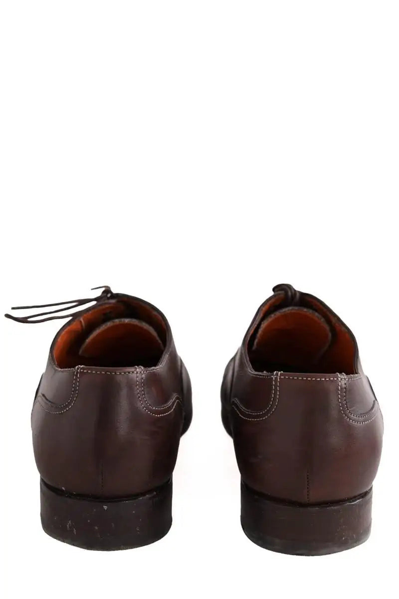 Chaussures à lacets Santoni Marron en Cuir