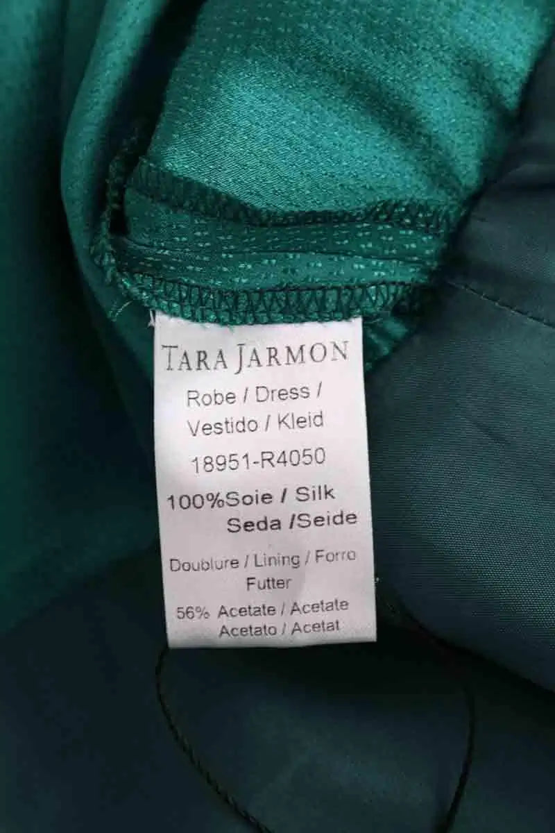 Robe Tara Jarmon Vert en Soie
