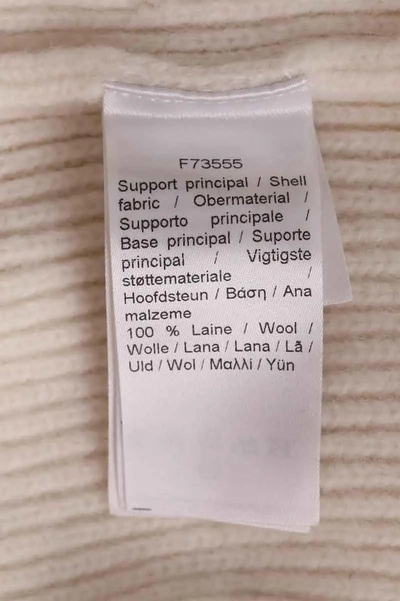 Pull Lacoste Blanc en Laine