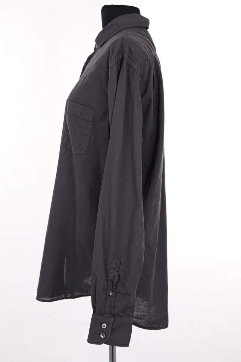 Chemise Hartford Anthracite en Coton