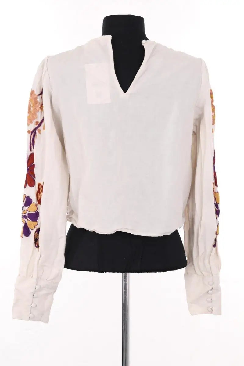 Blouse Sézane Blanc en Coton