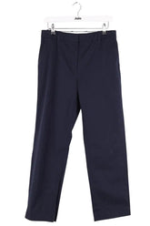 Pantalon droit Vanessa Bruno Bleu en Coton, taille M - Seconde Main