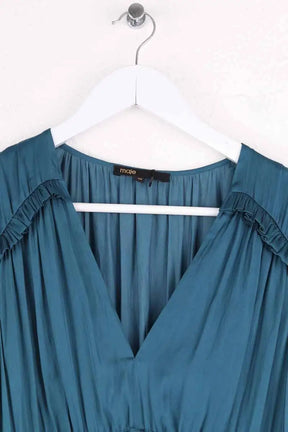 Robe Maje Bleu en Synthétique