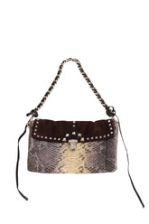 Mini sac Prada Marron en Cuirs exotiques - Seconde Main