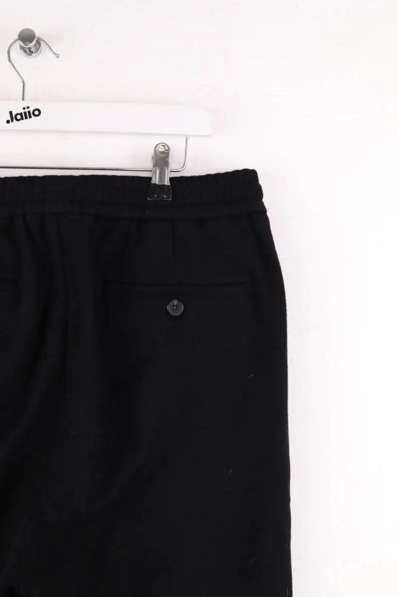 Pantalon droit Ami Noir en Laine