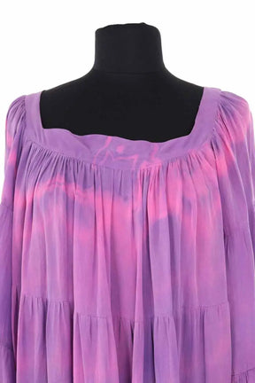 Robe Balmain Violet en Soie
