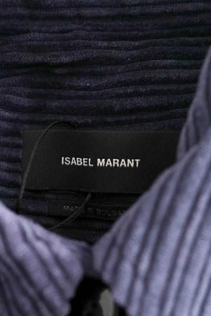 Surchemise Isabel Marant Marine en Synthétique