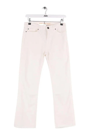 Jean droit Maison Sarah Lavoine Blanc en Coton, taille M - Seconde Main