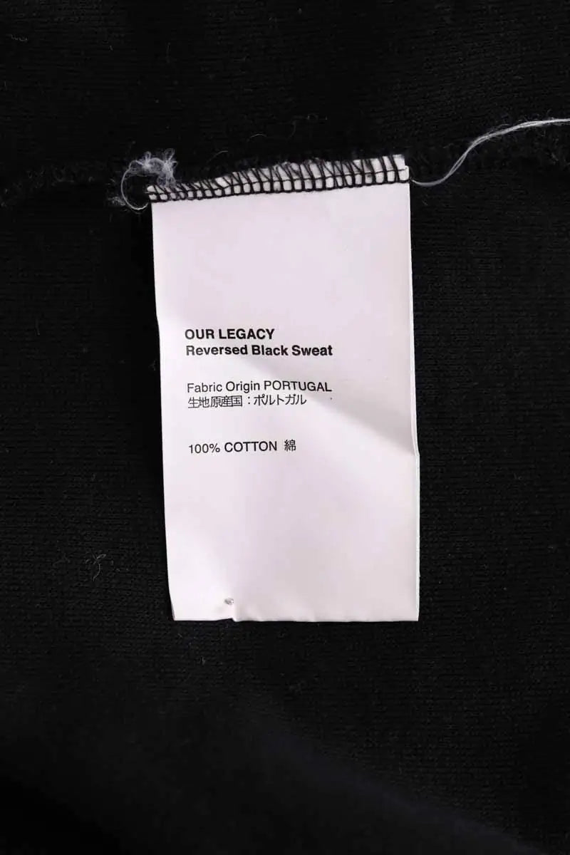 T-shirt Our Legacy Noir en Coton