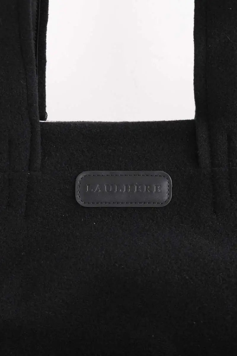 Cabas Laulhère Noa Noir en Laine