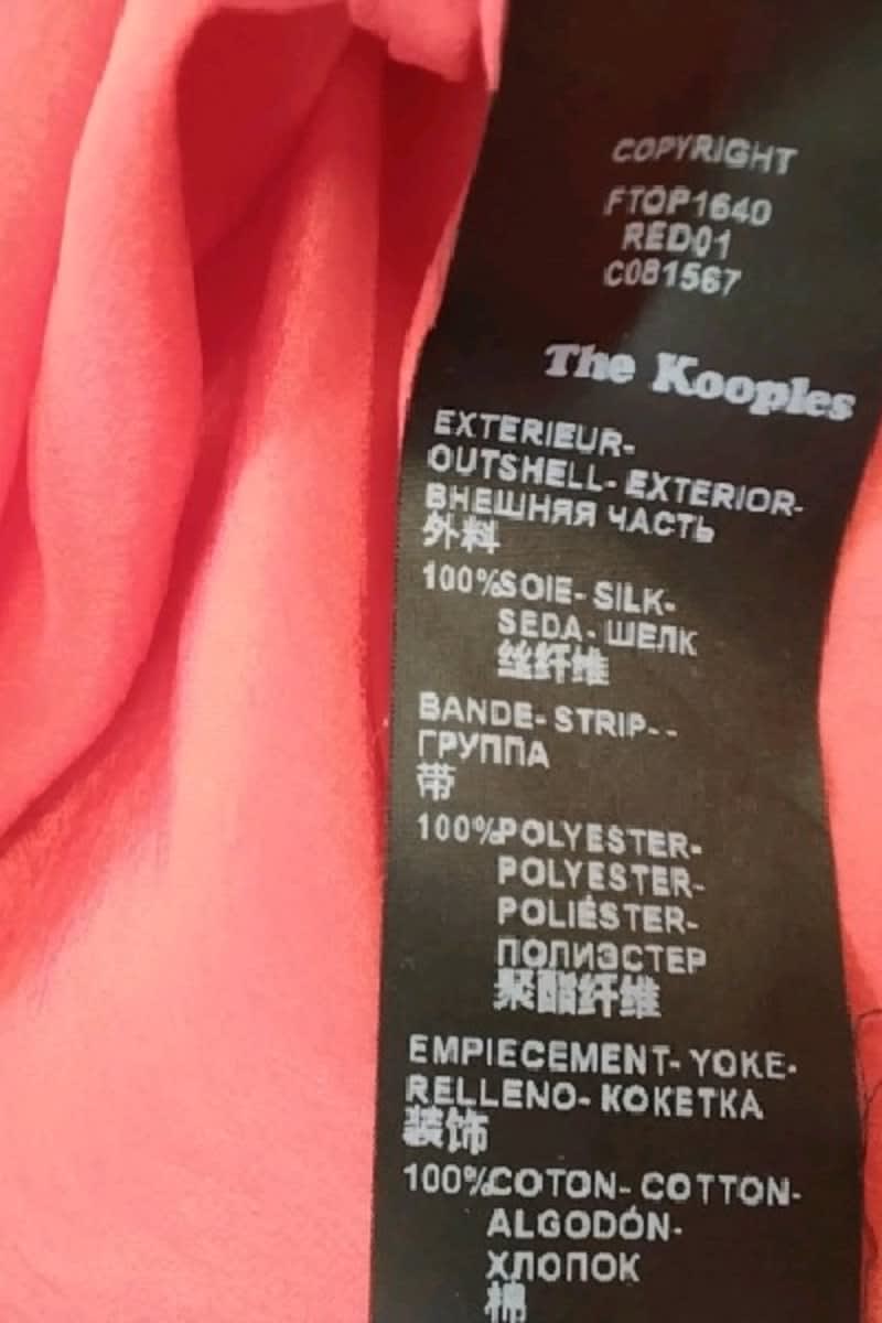 Top sans manche The Kooples  Rouge