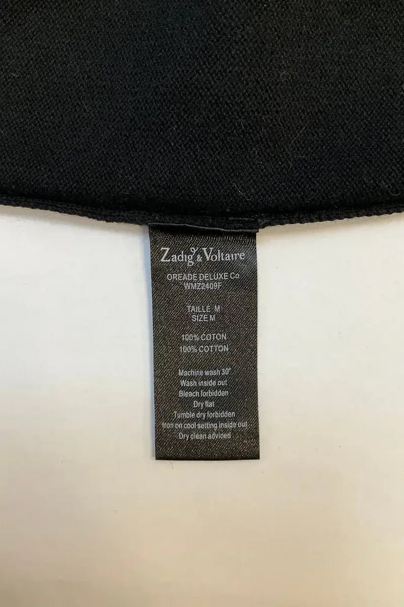 Cardigan Zadig & Voltaire Noir en Coton