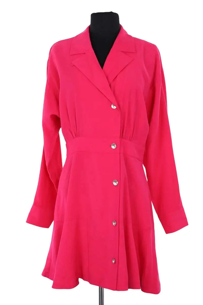 Robe Claudie Pierlot Rose en Viscose, taille M - Seconde Main