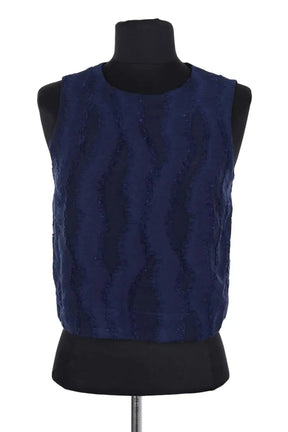Top sans manche Balzac Roda Bleu en Coton, taille XS - Seconde Main