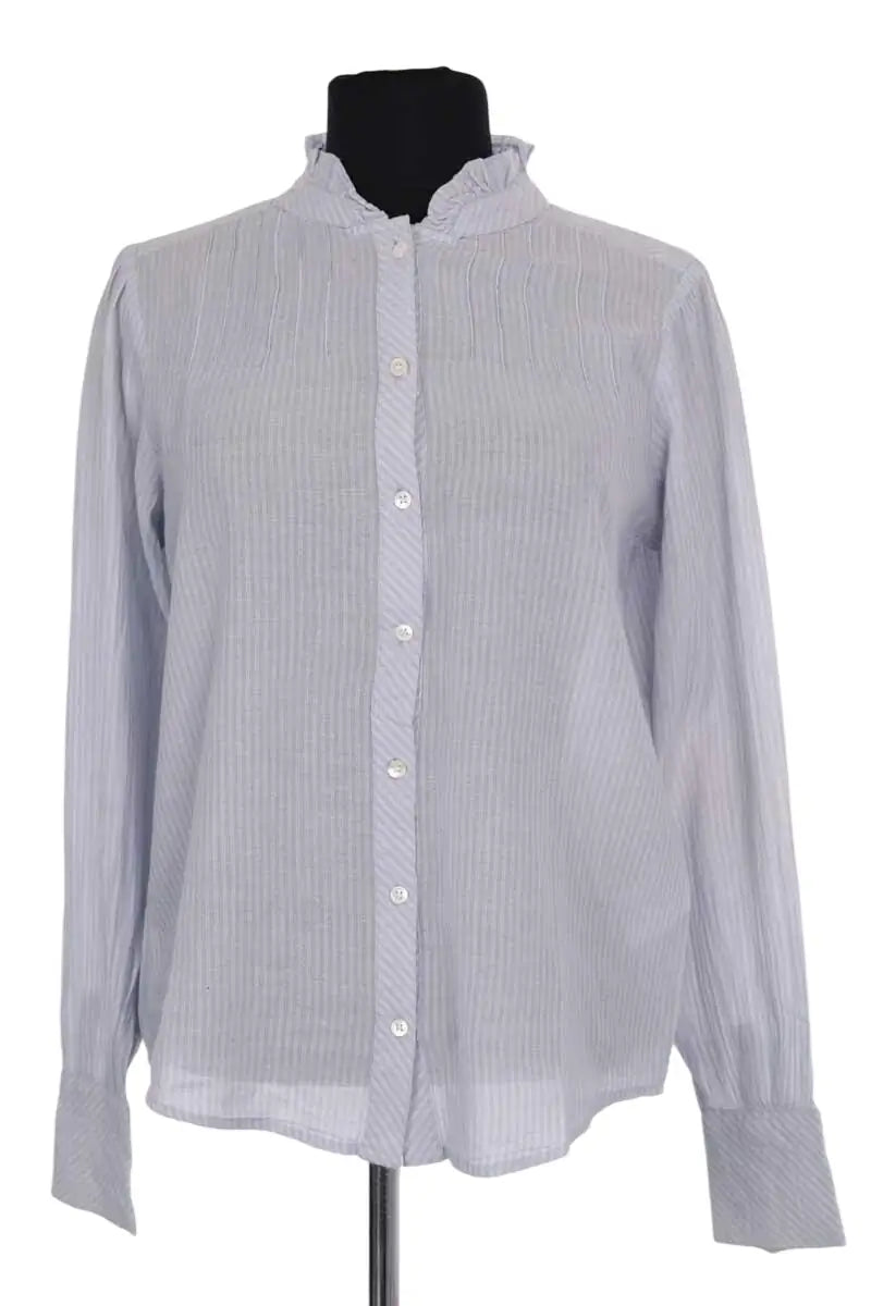 Blouse Ba&Sh Bleu en Coton, taille XS - Seconde Main