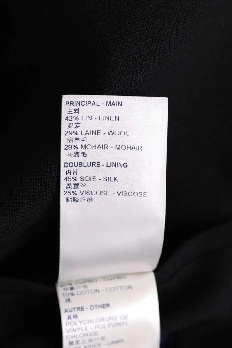 Blazer Louis Vuitton Noir en Lin
