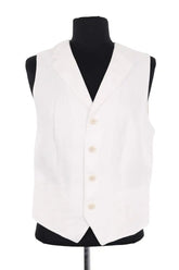 Gilet Ralph Lauren Blanc en Lin, taille M - Seconde Main