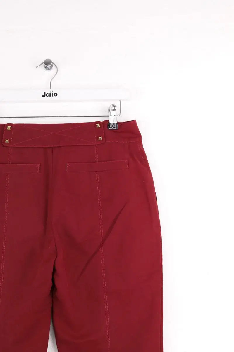 Pantalon Louis Vuitton Bordeaux en Coton