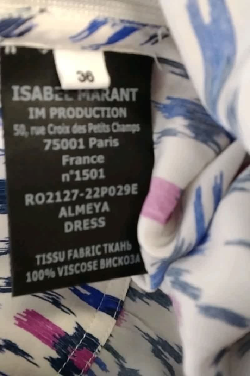 Robe Isabel Marant  Blanc