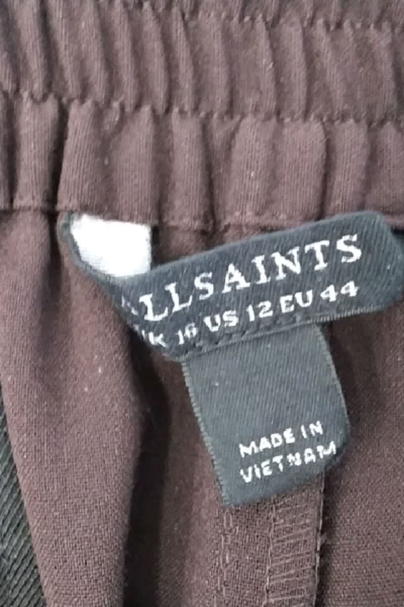 Pantalon large All Saints  Bordeaux