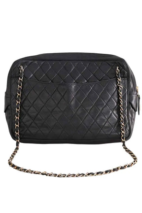 Sac porté épaule Chanel Camera Noir en Cuir - Seconde Main