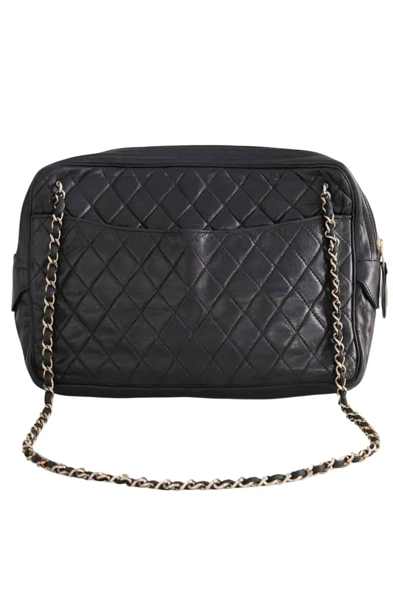 Sac porté épaule Chanel Camera Noir en Cuir - Seconde Main