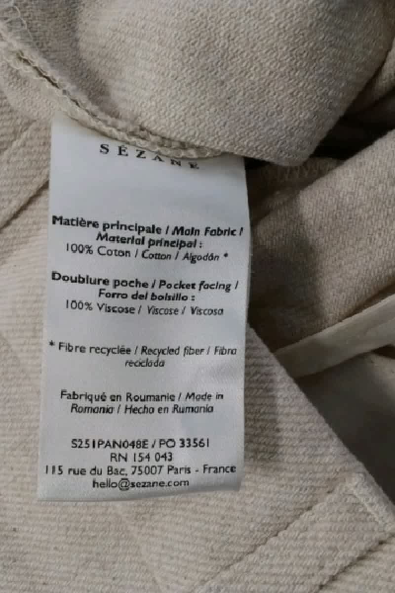 Pantalon large Sézane  Beige