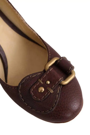 Talons Chloé Marron en Cuir