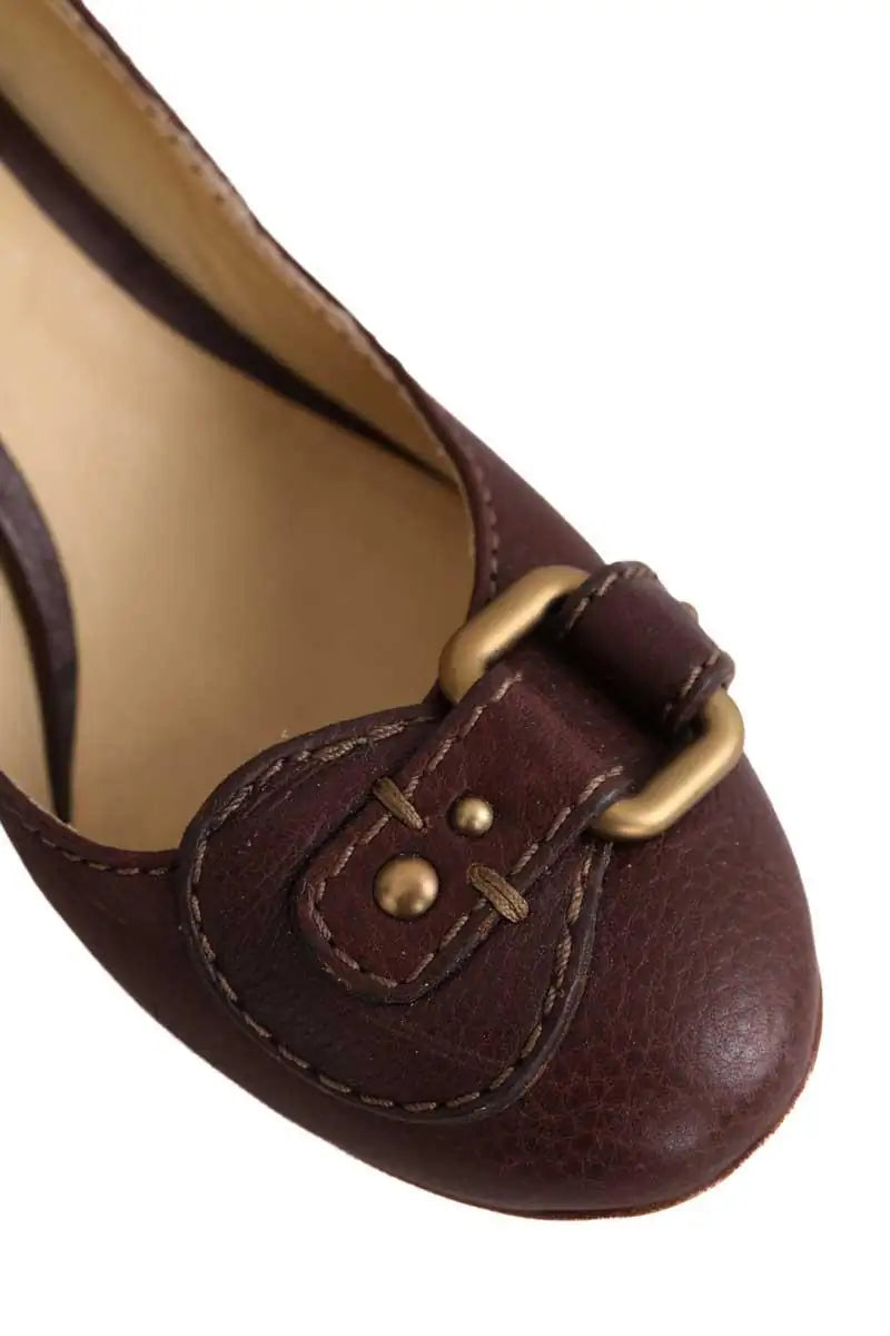 Talons Chloé Marron en Cuir