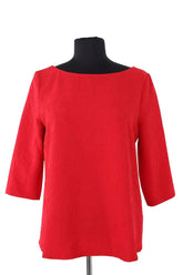 Blouse Claudie Pierlot Rouge en Synthétique, taille S - Seconde Main