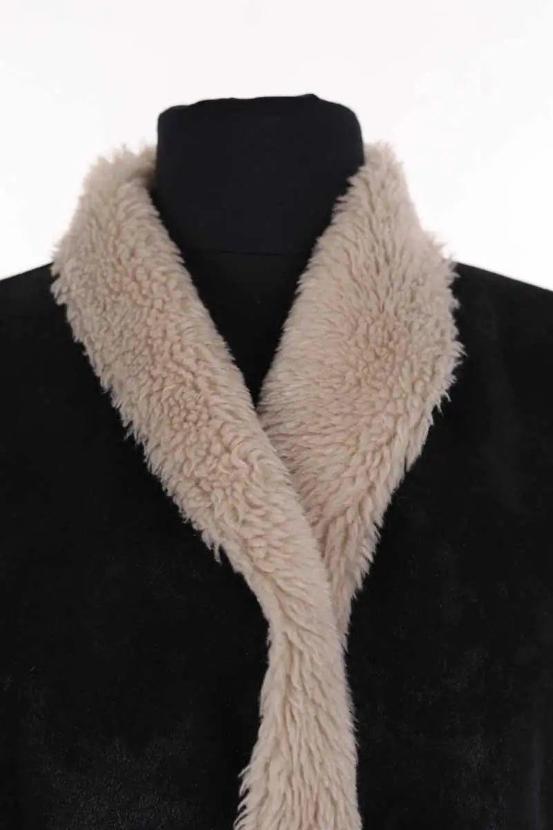 Manteau The Kooples Noir en Synthétique