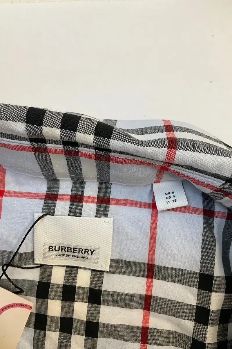 Chemise Burberry Gris en Coton