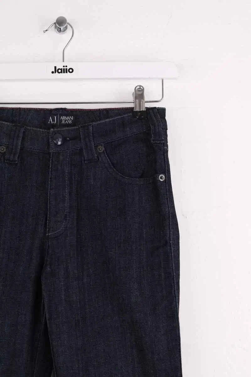 Jean droit Armani Jeans Bleu en Coton