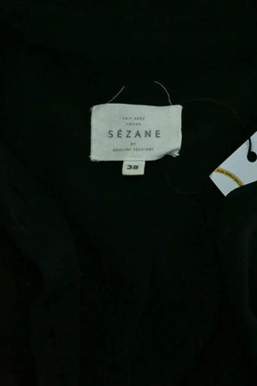 Chemise Sézane Noir en Soie
