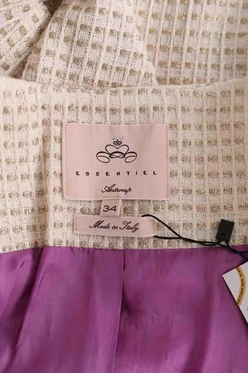 Veste Essentiel Antwerp Doré en Coton