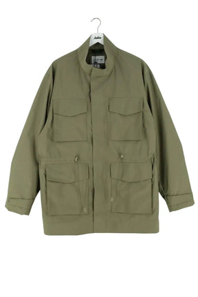 Manteau imperméable Lacoste Kaki en Synthétique, taille XL - Seconde Main